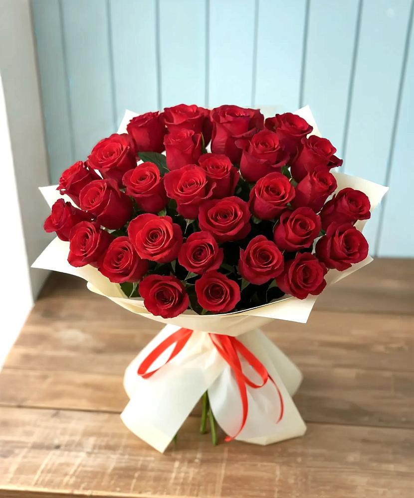 Букет 29 Красных роз в Пригородном
