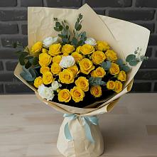 Букет цветов из:  Розы #REPLACE_PRED# Пригородном