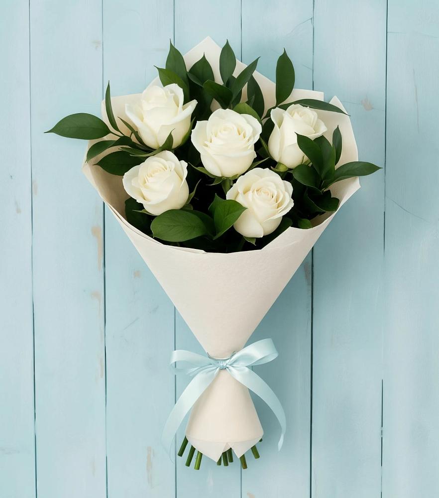 Букет цветов из: Розы в Пригородном