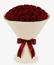 Букет 101 Бордовая роза Блэк Бакарра в Пригородном