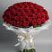 Букет 101 Красная роза Блэк Мэджик в Пригородном