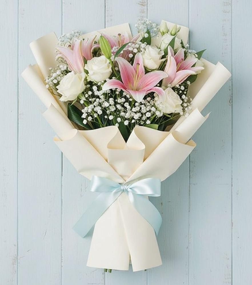 Букет цветов из: Лилии в Пригородном