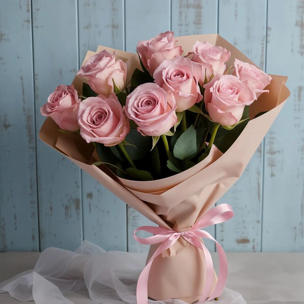 Букет цветов из: Розы в Пригородном