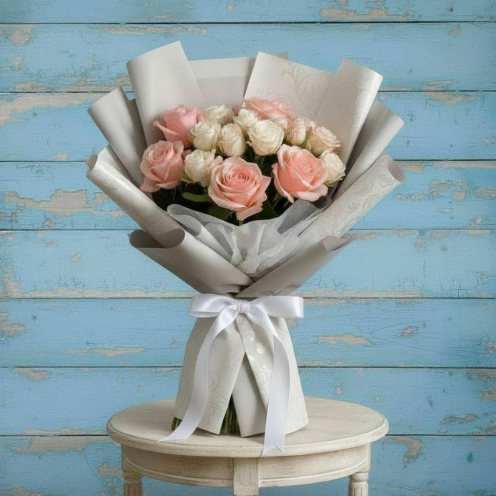 Букет цветов из: Розы в Пригородном