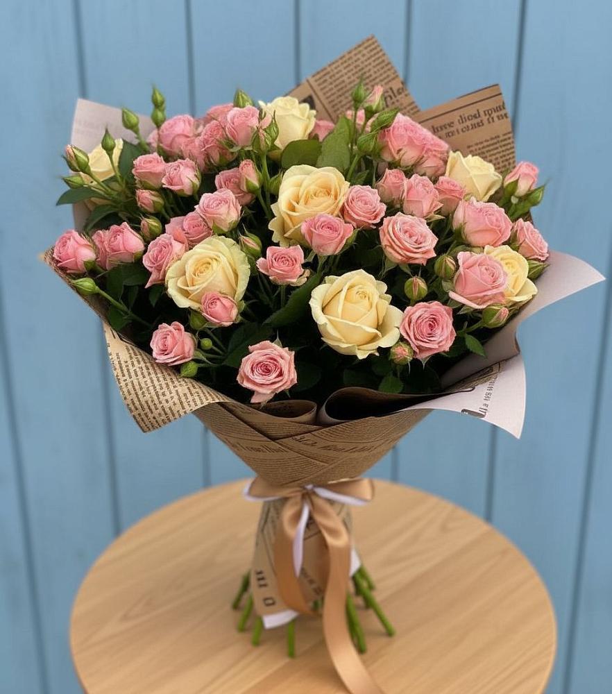 Букет цветов из: Розы в Пригородном