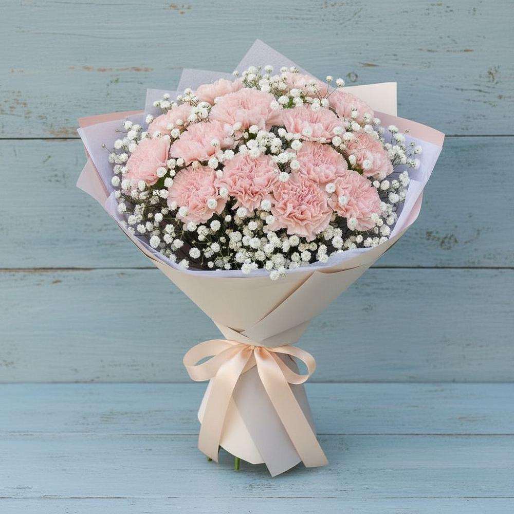 Букет цветов из: Гвоздики в Пригородном