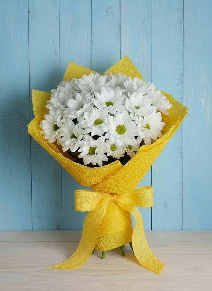 Букет цветов из: Хризантемы в Пригородном