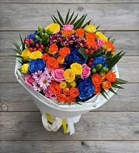 Букет цветов из:  Розы и Хризантемы #REPLACE_PRED# Пригородном