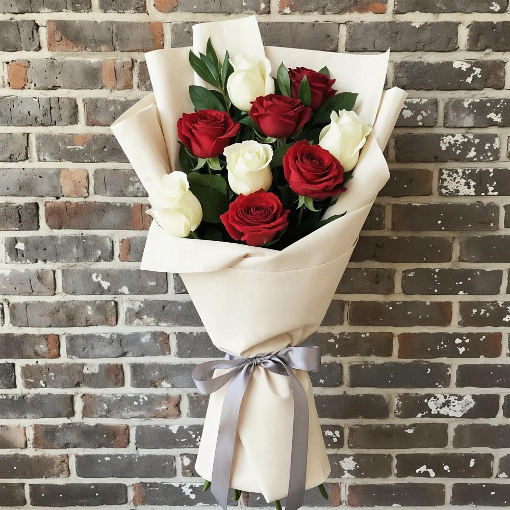 Букет цветов из: Розы в Пригородном