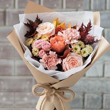 Букет цветов из:  Гвоздики, Хризантемы и Розы #REPLACE_PRED# Пригородном