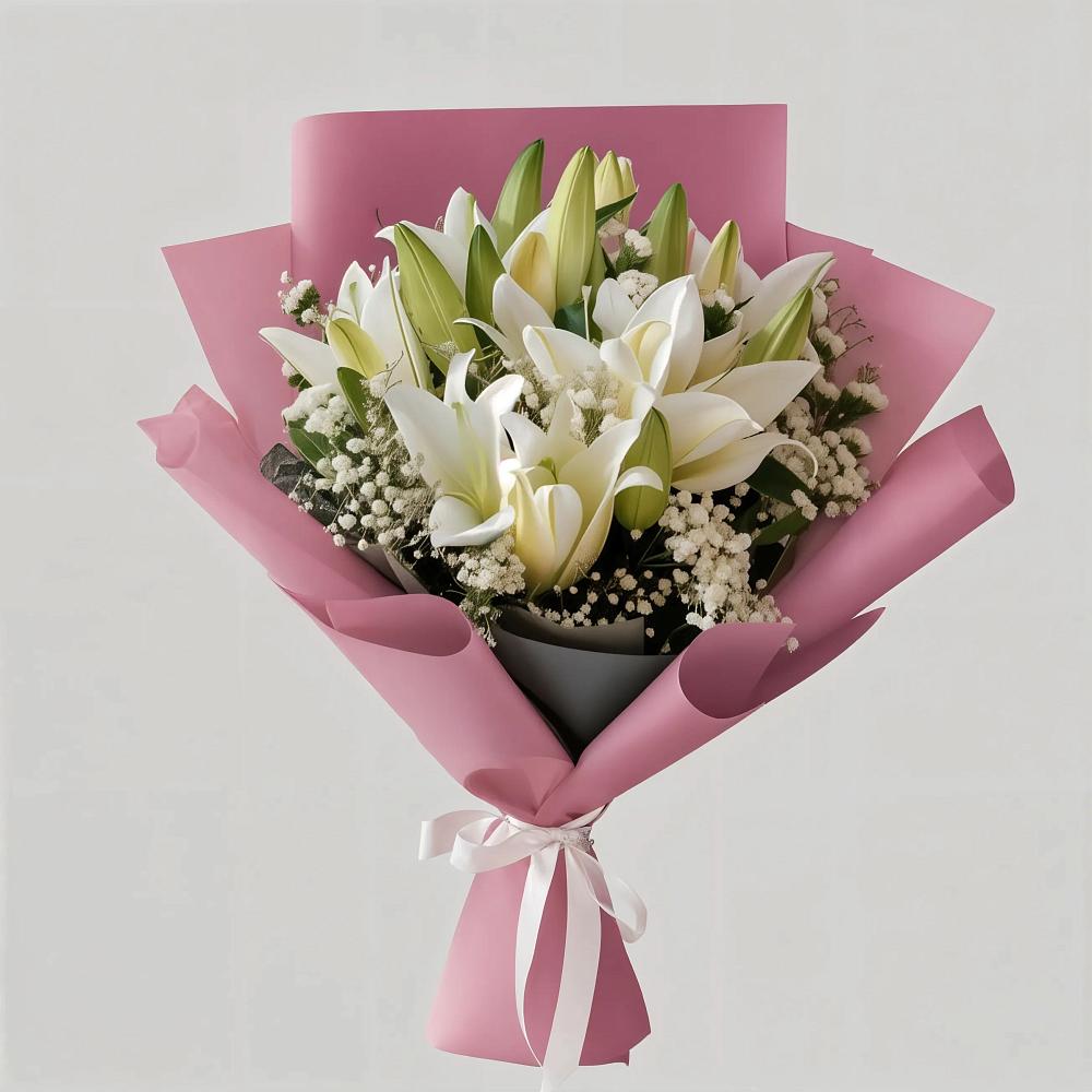 Букет цветов из: Лилии в Пригородном
