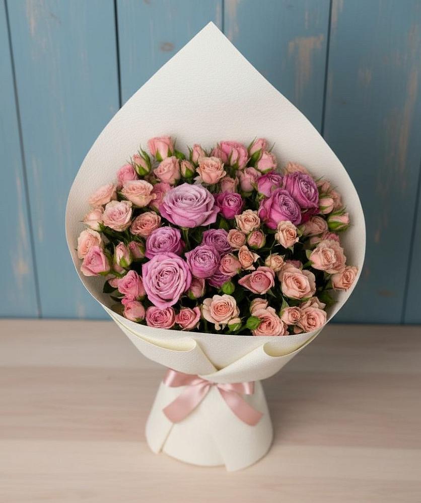 Букет цветов из: Розы в Пригородном