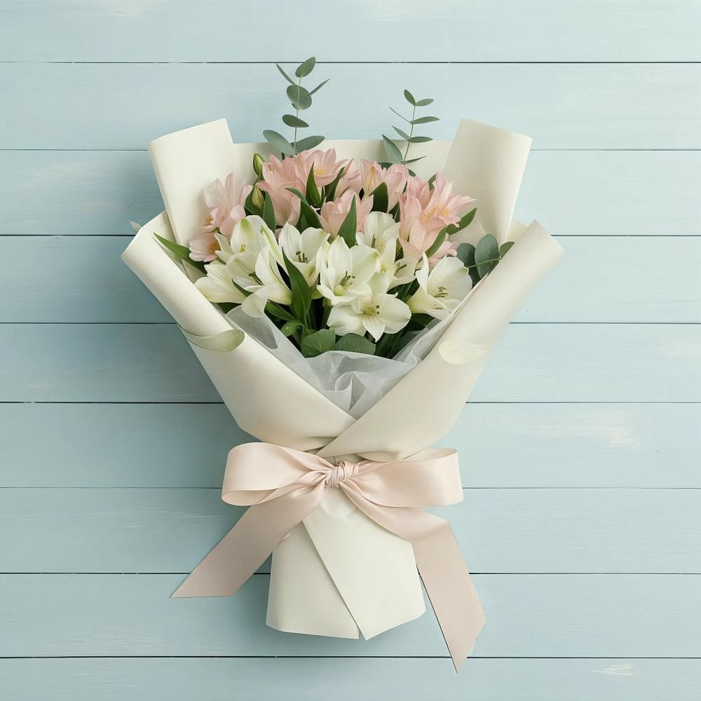 Букет цветов из: Альстромерии в Пригородном