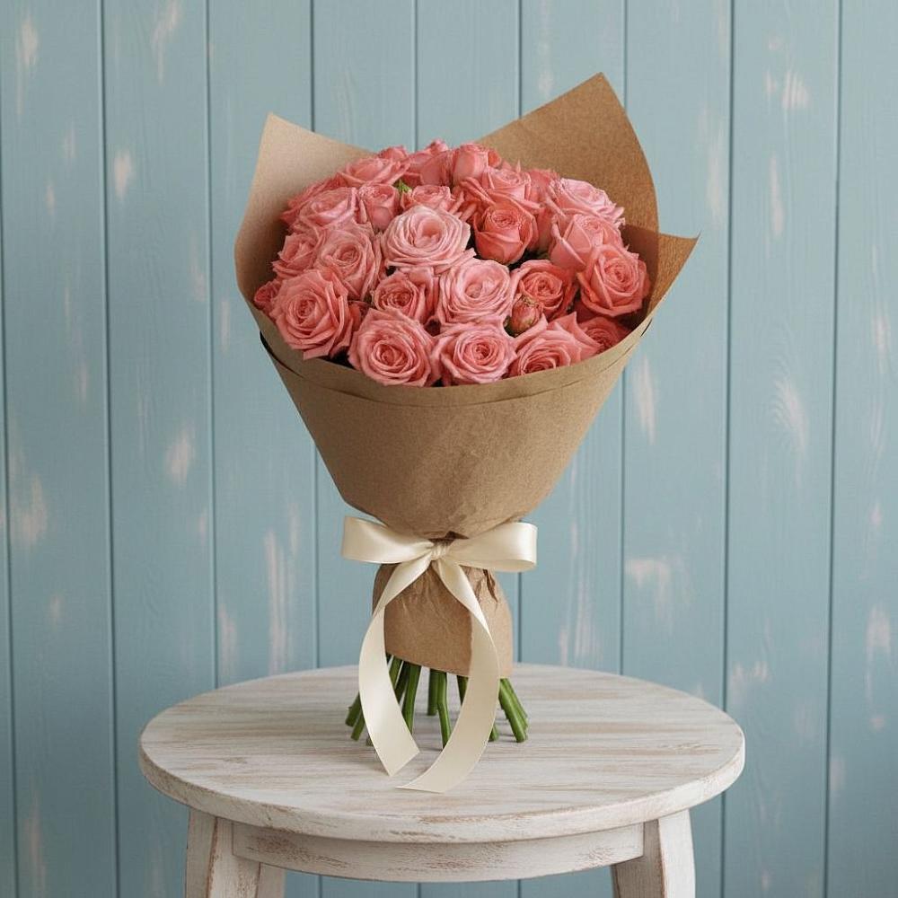 Букет цветов из: Розы в Пригородном