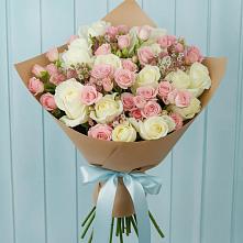 Букет цветов из:  Розы в Пригородном